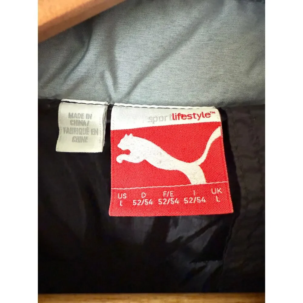 Men’s Puma Down Winter Puffer Coat Pack Down Pocket Travel Size L